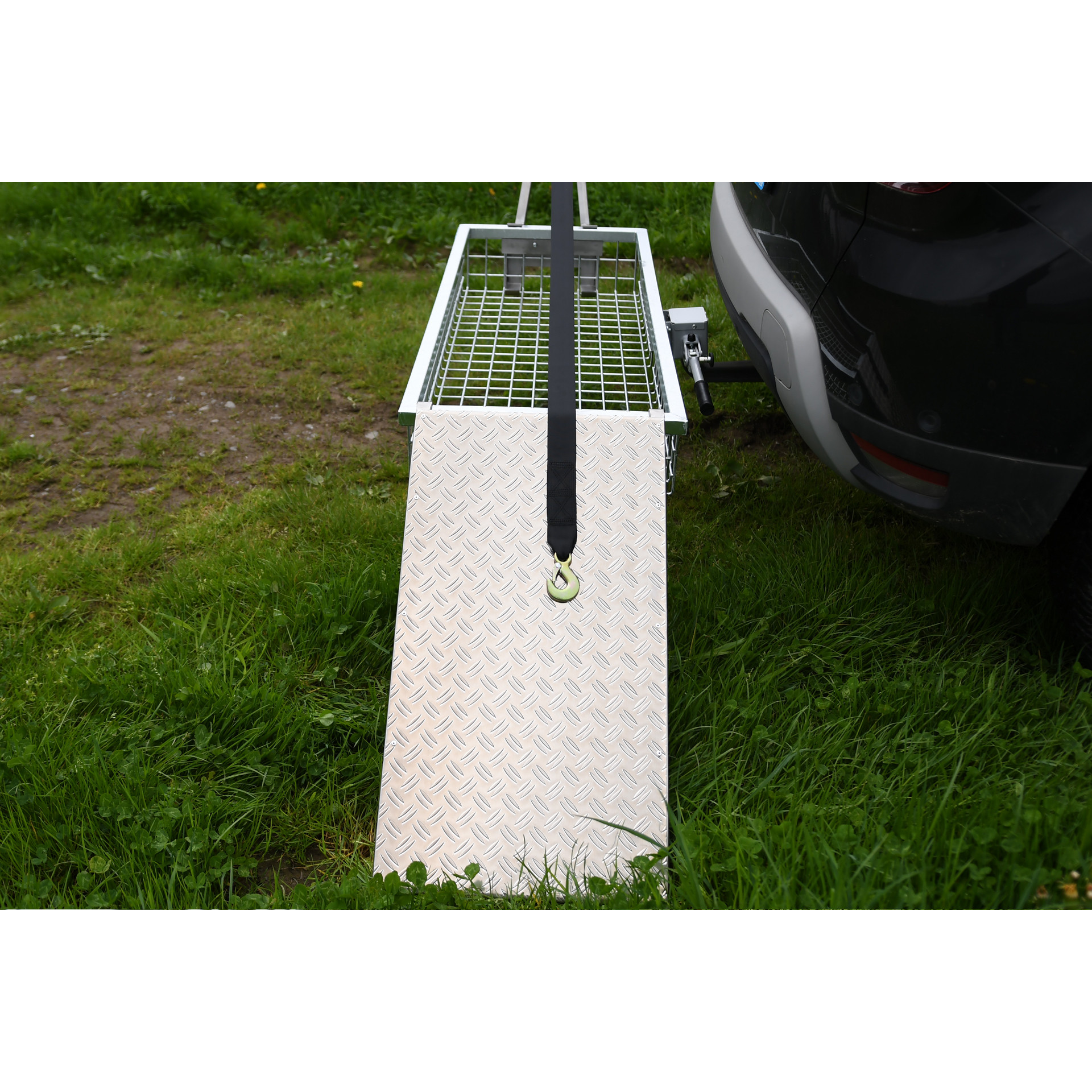 Heck-Pack 920x420 mm rampa di carico inox-alluminio recupero selvaggina