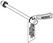 Whispbar Skewer perno 9 mm ricambio portabici