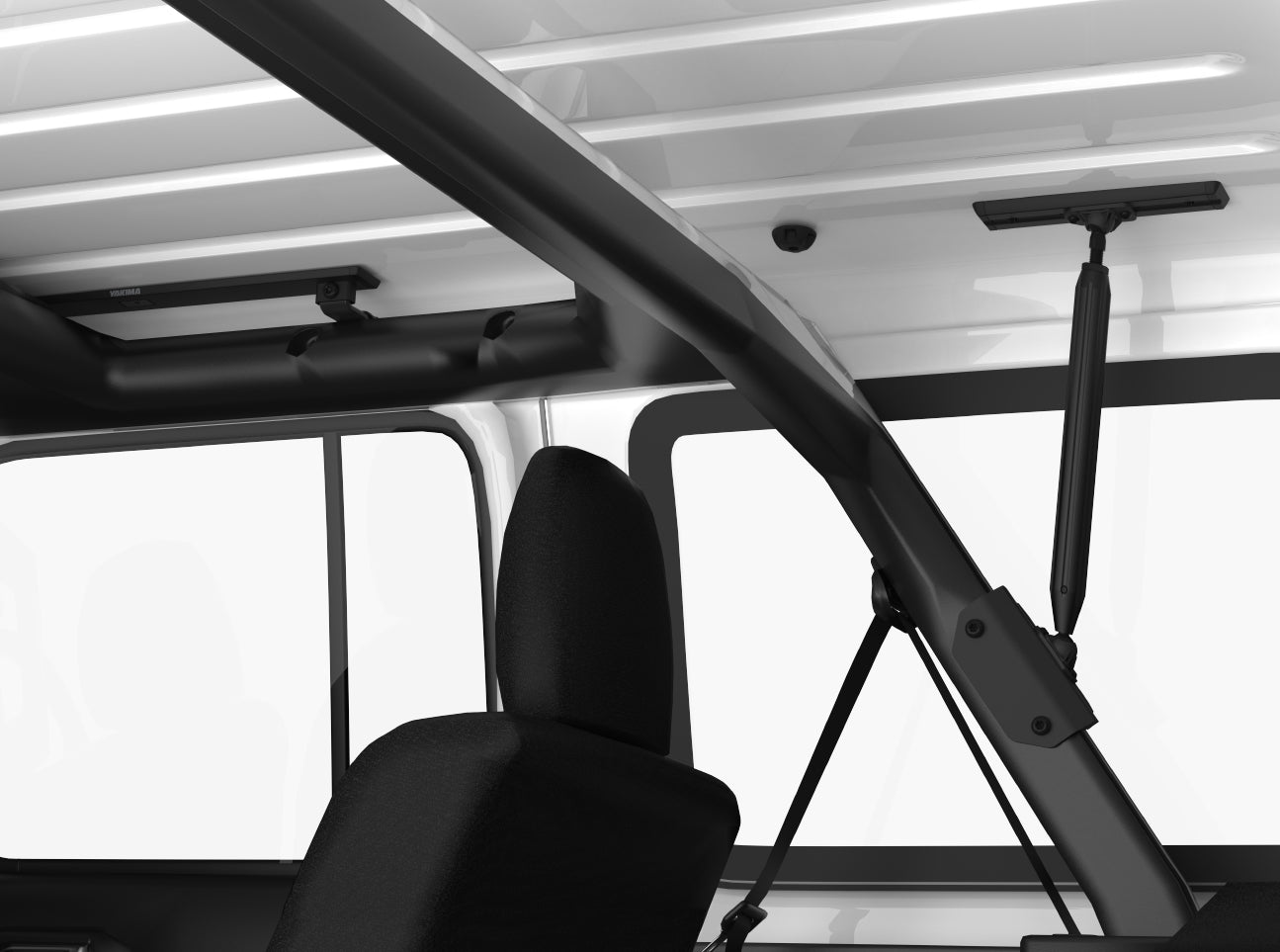 Whispbar RibCage JL 4DR binari tetto Jeep Wrangler