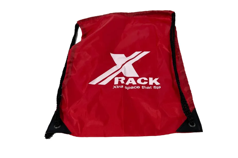 X-Rack Drawstring Sportpack sacca coulisse rossa 45x35 cm