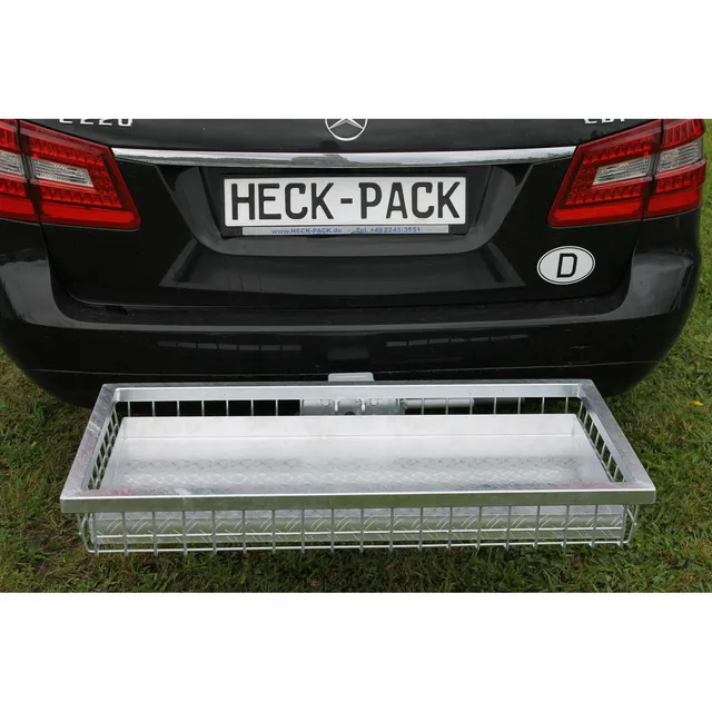Heck-Pack Vasca Alluminio Portacarico Posteriore Gancio Traino