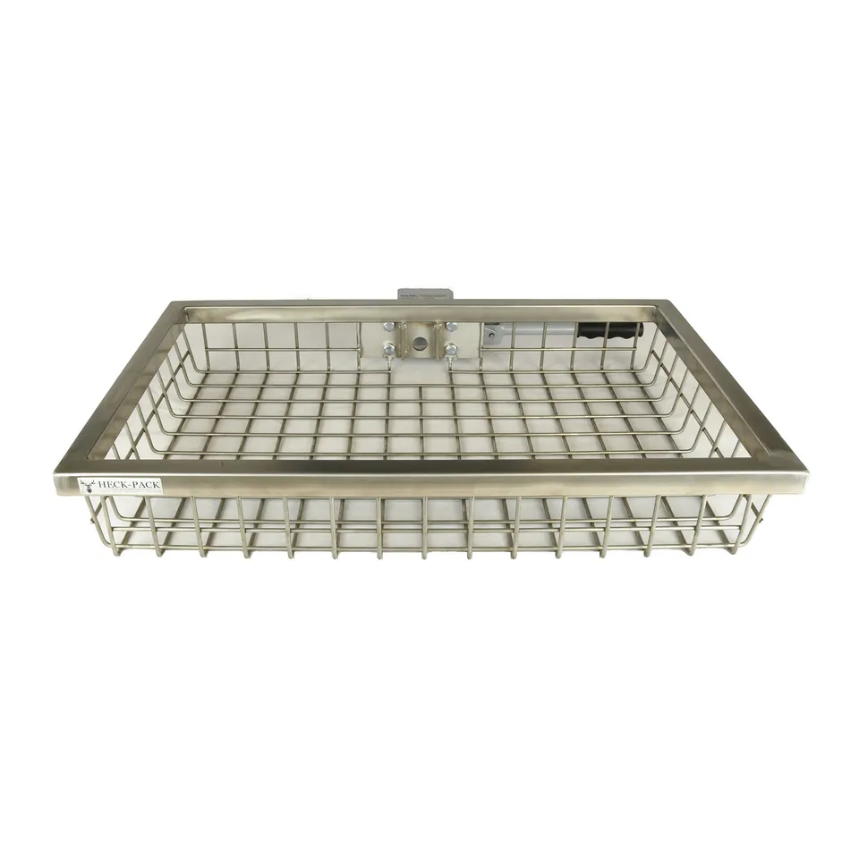 Heck-Pack Deluxe 800x500x125 mm portacarico gancio traino inox