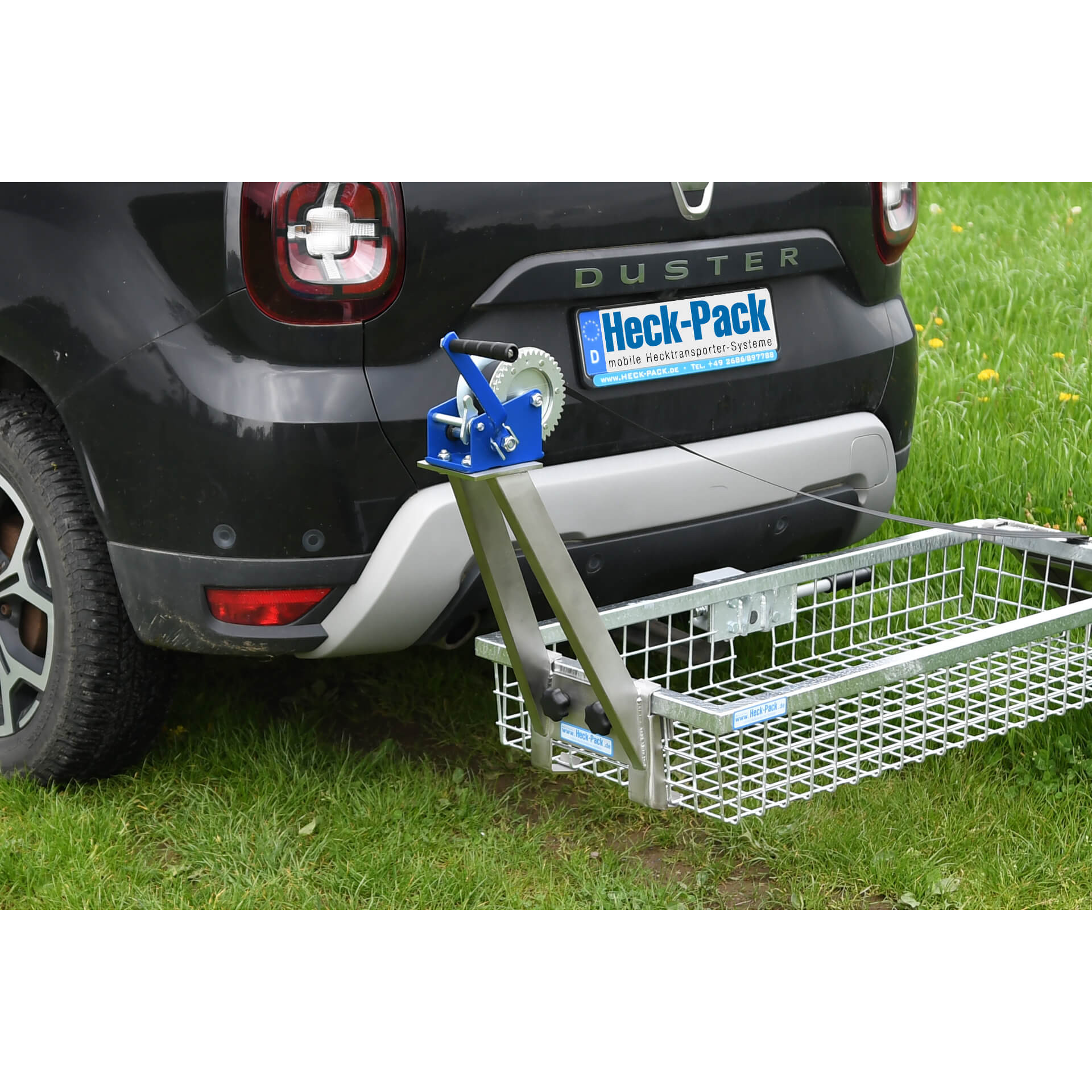 Heck-Pack staffa verricello manuale inox nastro 6 m