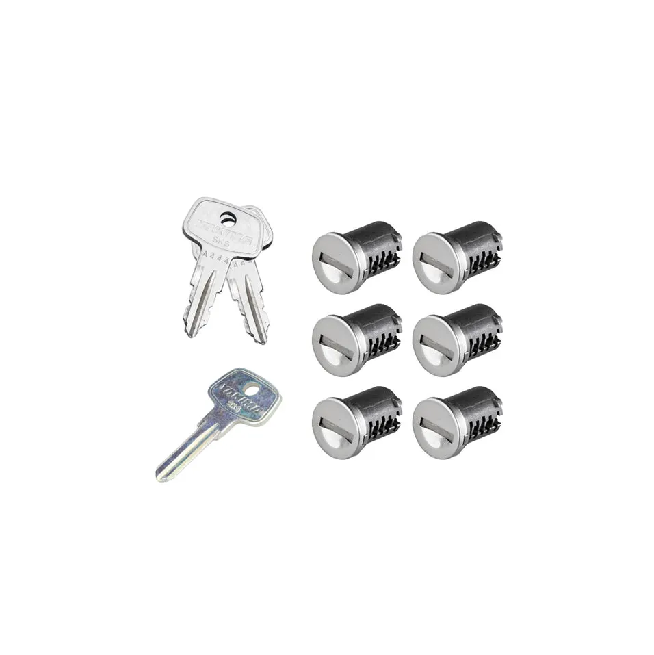 Whispbar SKS Lock Cores Set 6 cilindri antifurto stessa chiave