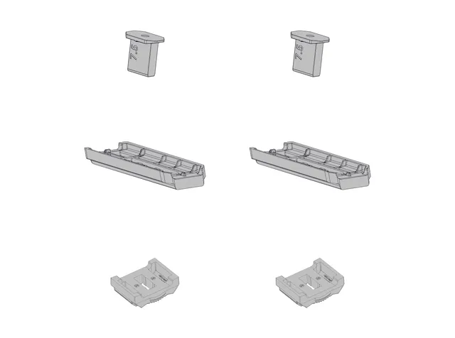 Whispbar TrimHD StreamLine Hgt Packer 15mm rialzo x2