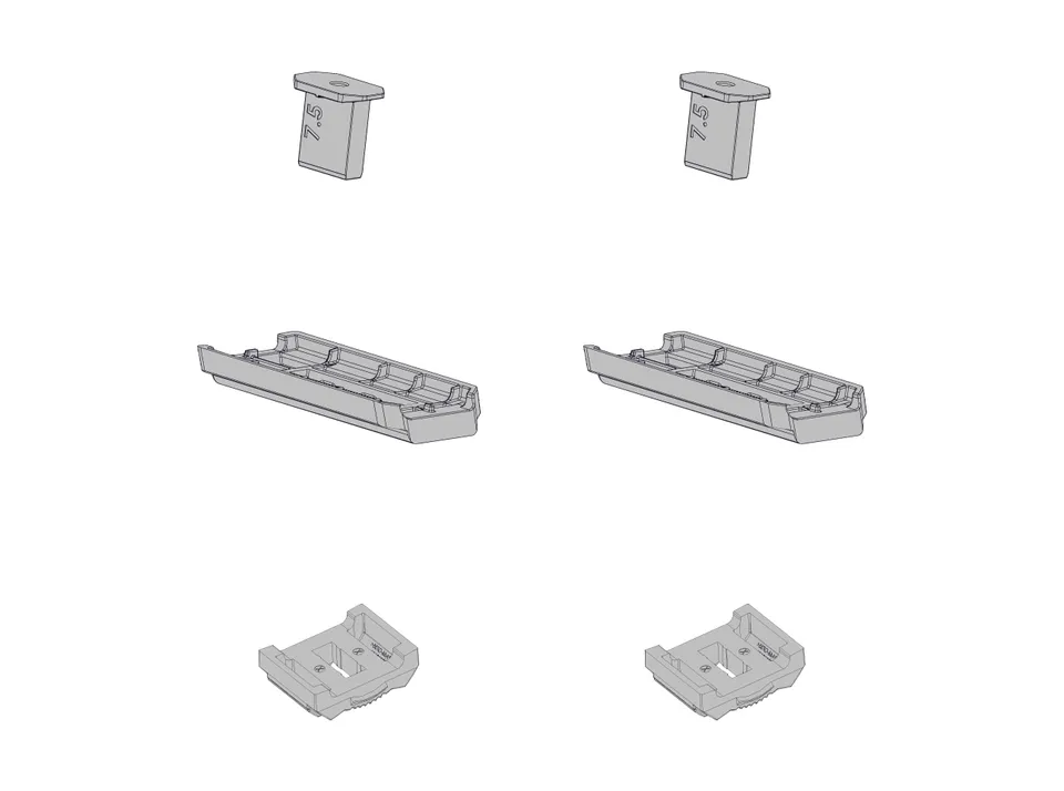 Whispbar TrimHD StreamLine Hgt Packer 15mm rialzo x2