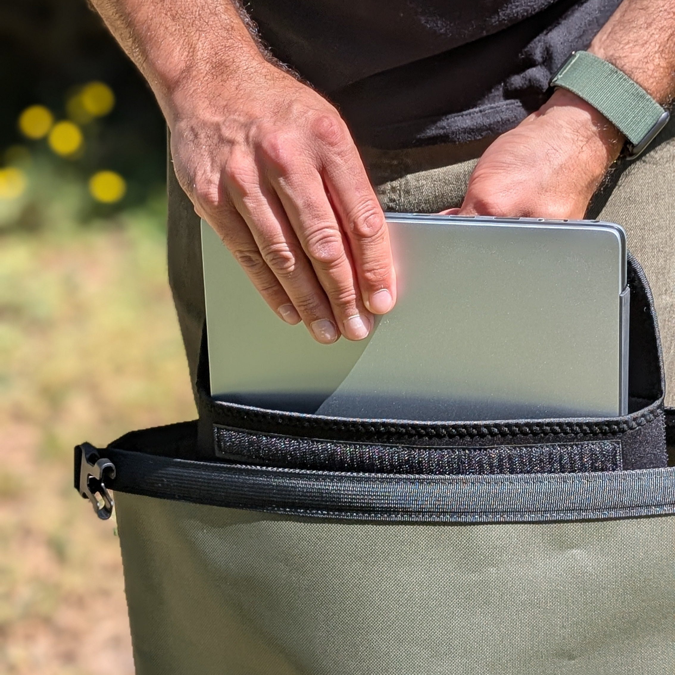 G.P. Rolltop Zaino 30L Impermeabile Porta Laptop