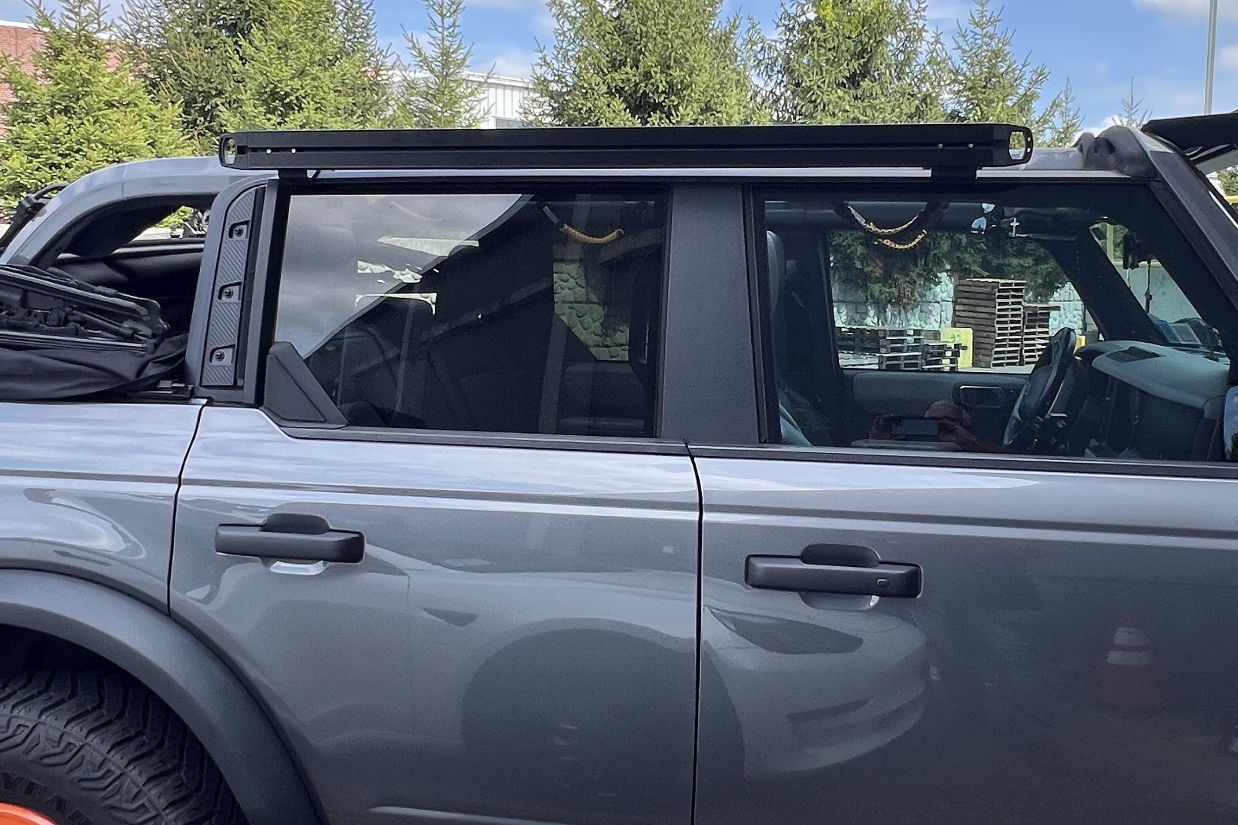 X-Rack Side Rail barra Bronco Soft Top lato singolo
