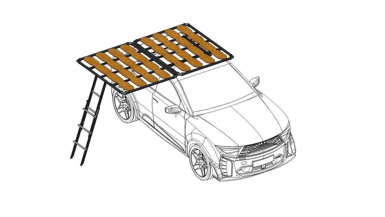 Camp Up Karma Rack Tetto Base Tenda 160x250 cm 280 kg