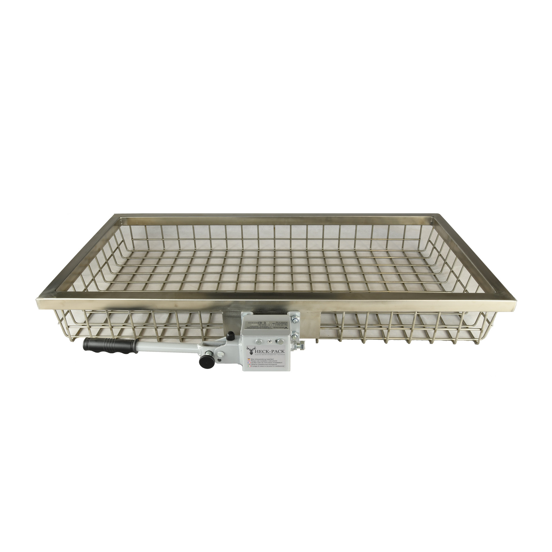 Heck-Pack Deluxe 1000x500x125 portacarico posteriore inox omologato