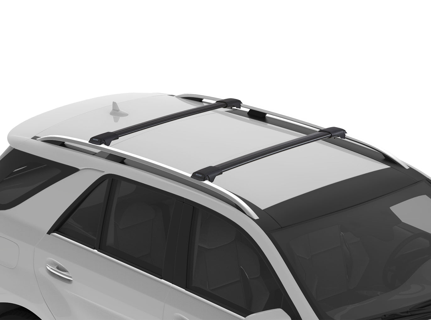 Whispbar RailBar S53YB barre portatutto 79/85 cm nere coppia