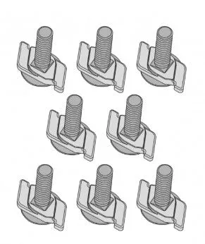 Whispbar LockNLoad kit bulloni M6x25 binario
