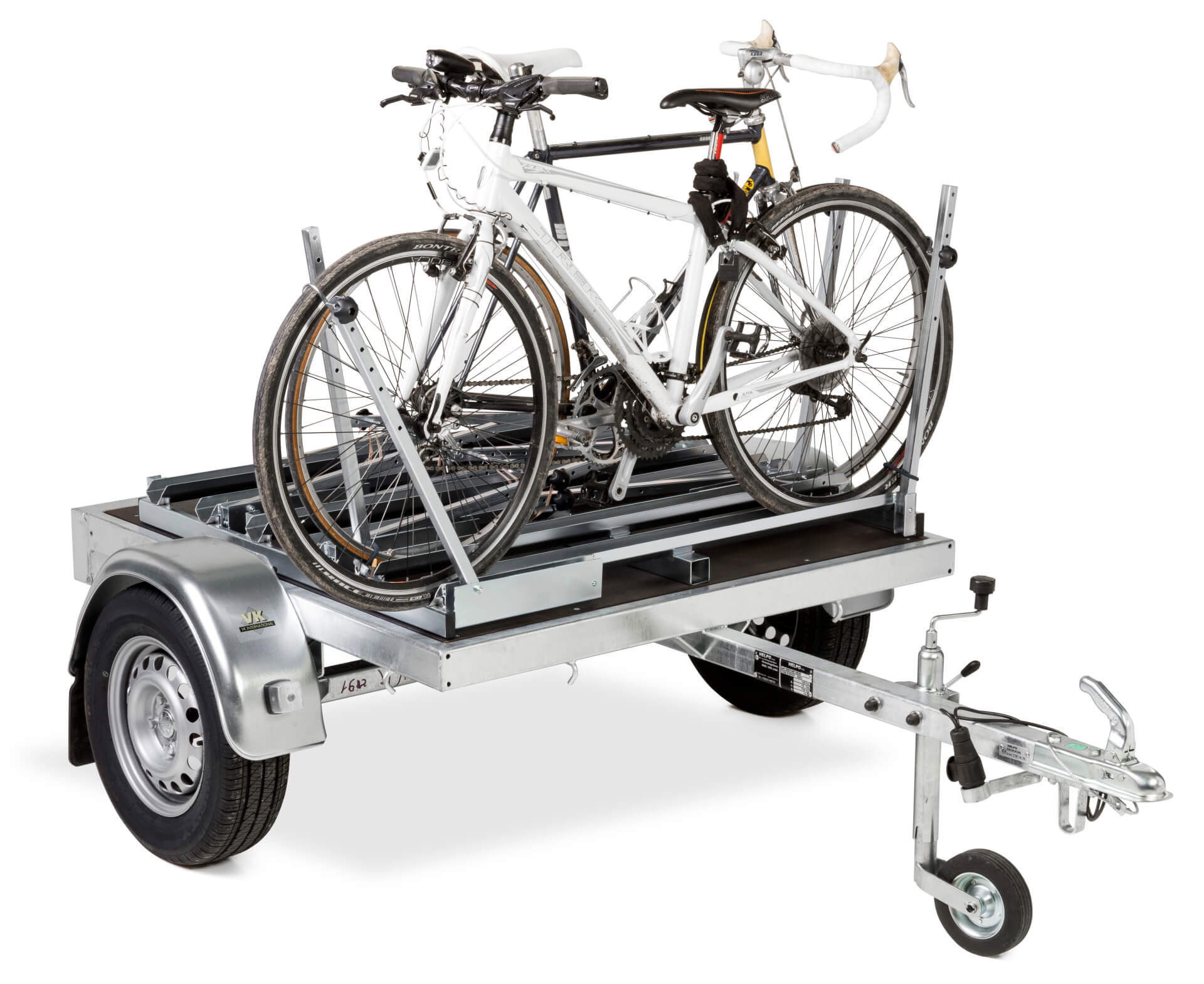 VK Fietstransportaanhanger rimorchio portabici per 1-6 bici 750 kg