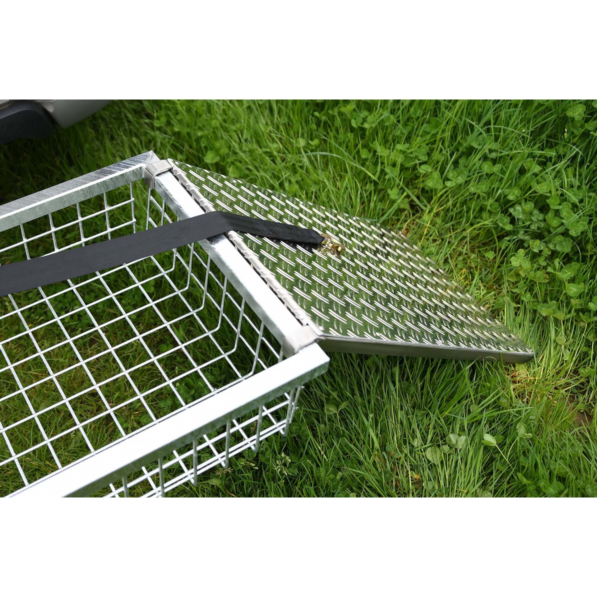 Heck-Pack 920x420 mm rampa di carico inox-alluminio recupero selvaggina