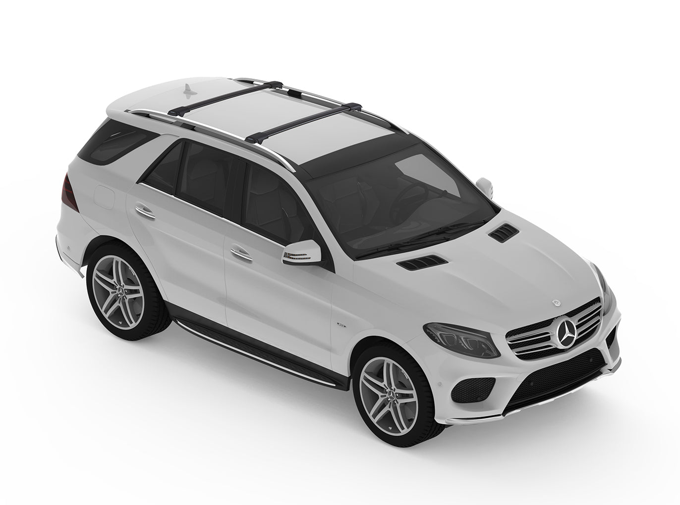Whispbar RailBar S54YB barre tetto 85/91cm nere