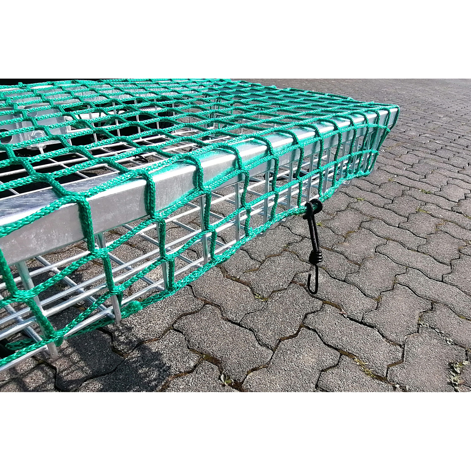 Heck-Pack Abdecknetz rete carico nylon con 8 elastici