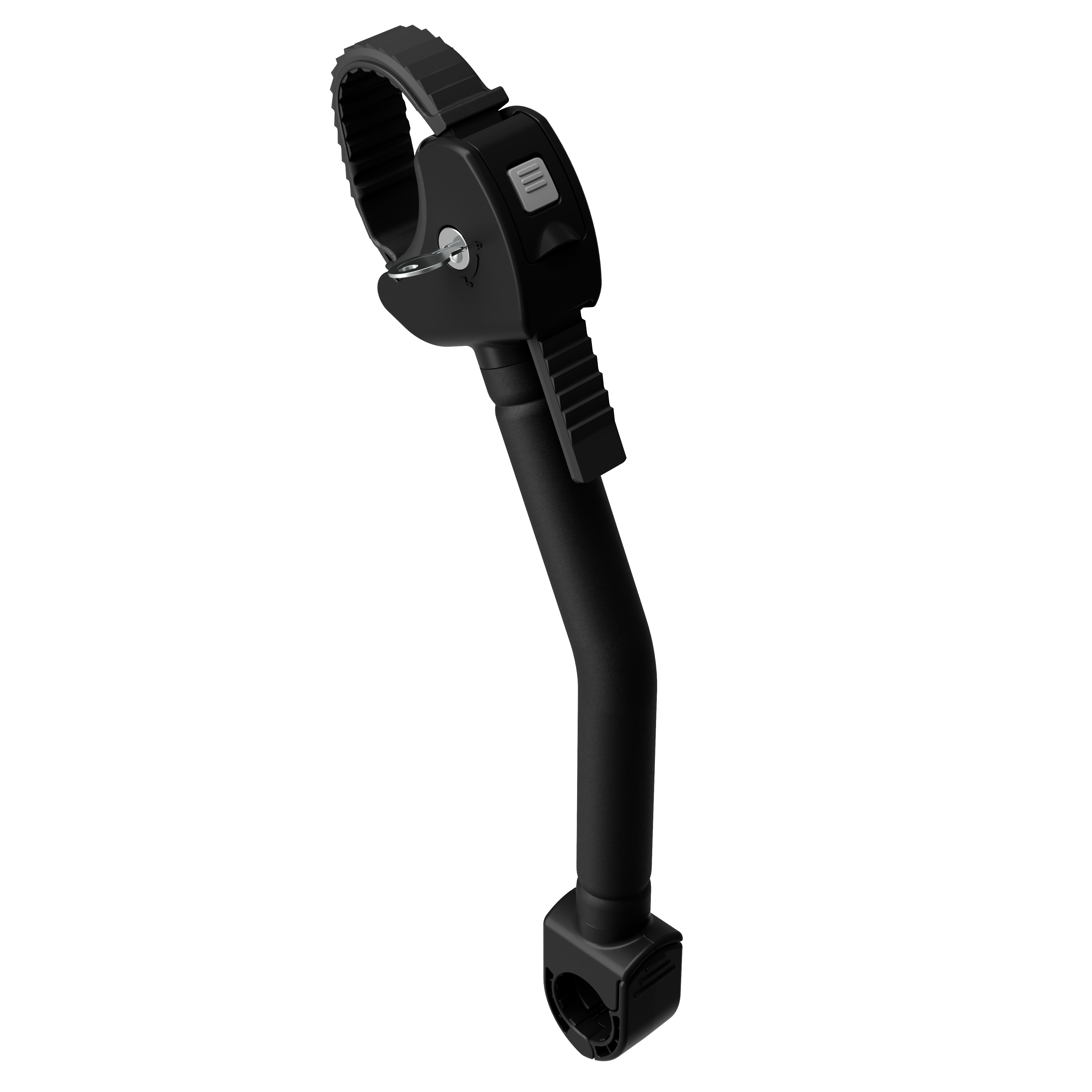 G.P. braccetto medio nero portabici seconda bici con chiave