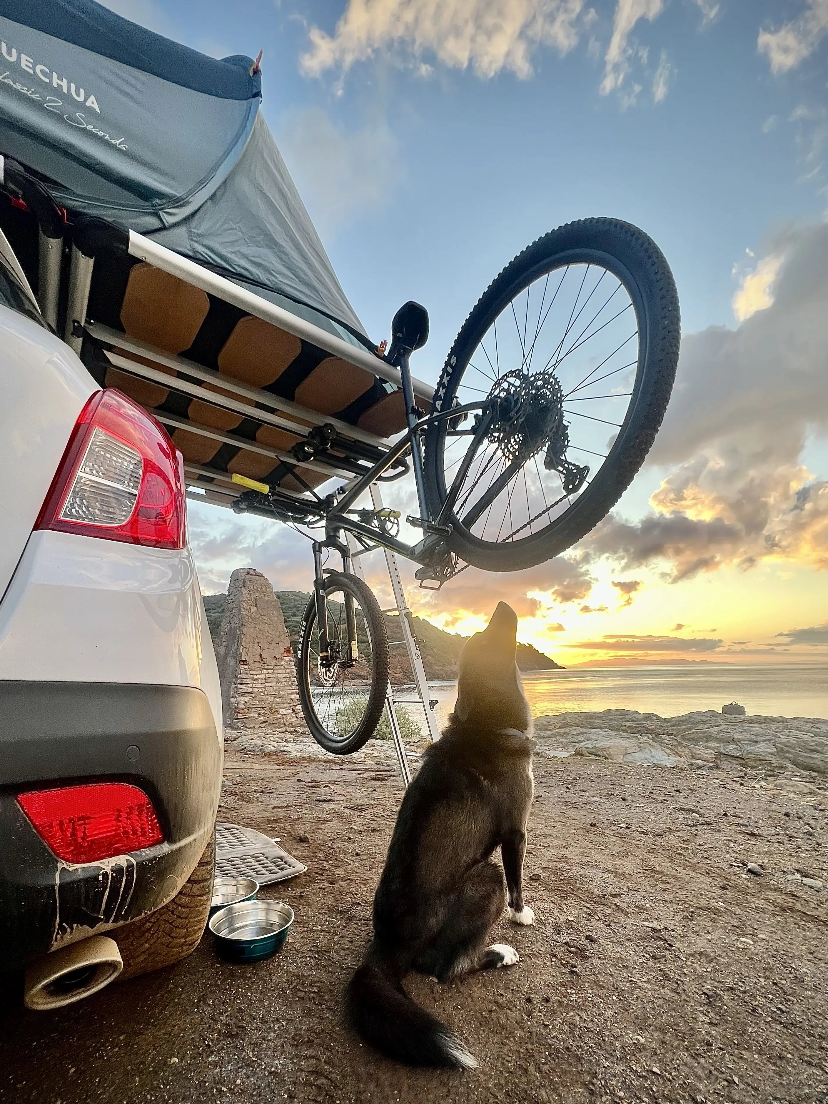 Camp Up Karma Rack Tetto Bundle Barre Shanti Portabici Bici