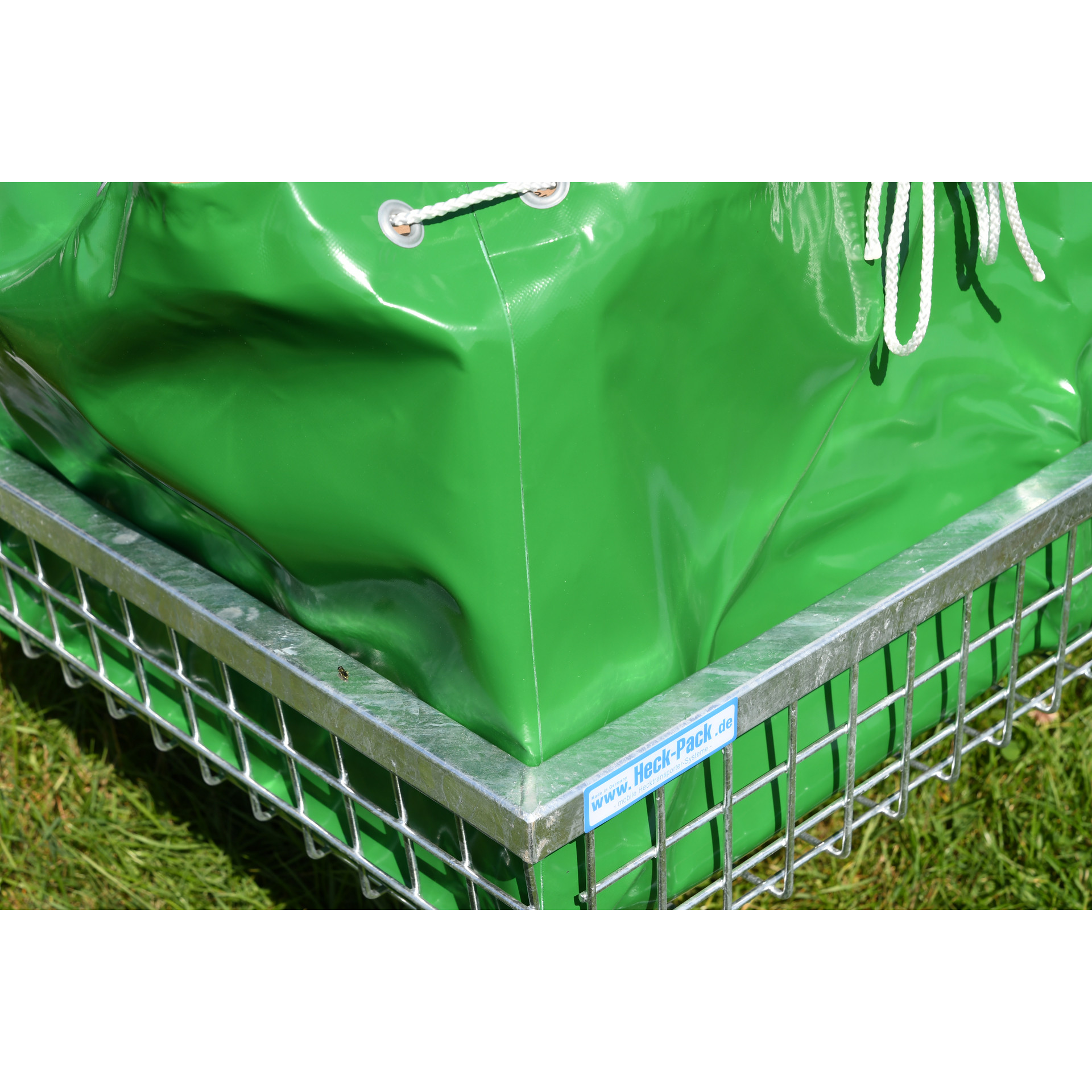 Heck-Pack Ideal Vasca Pieghevole Trasporto PVC Verde 45 cm