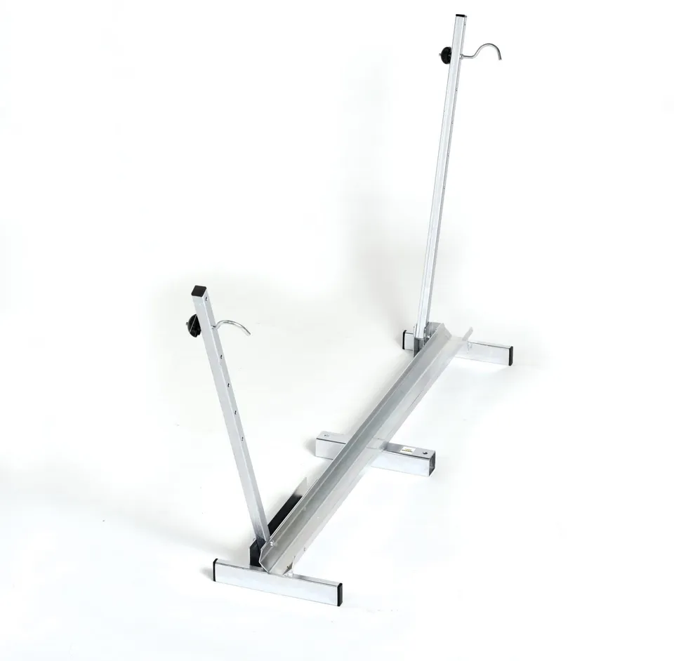 VK Portabici per 1 Bici 132x29 cm Fissaggio Ruote