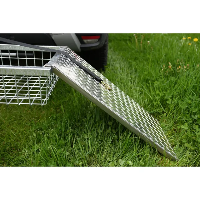Heck-Pack 920x420 mm rampa di carico inox-alluminio recupero selvaggina