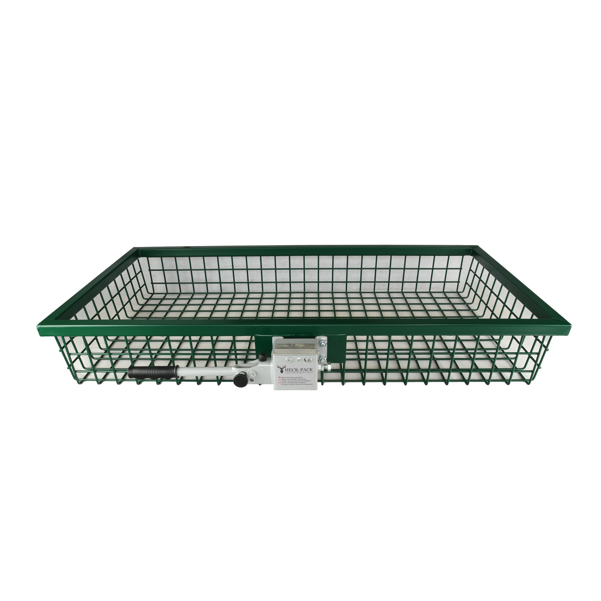 Heck-Pack Optimal 1200x600x175 portapacchi traino verniciato nero