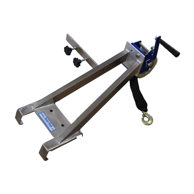 Heck-Pack staffa verricello manuale inox nastro 6 m