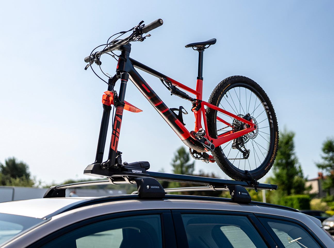 Whispbar HighSpeed portabici da tetto per forcella