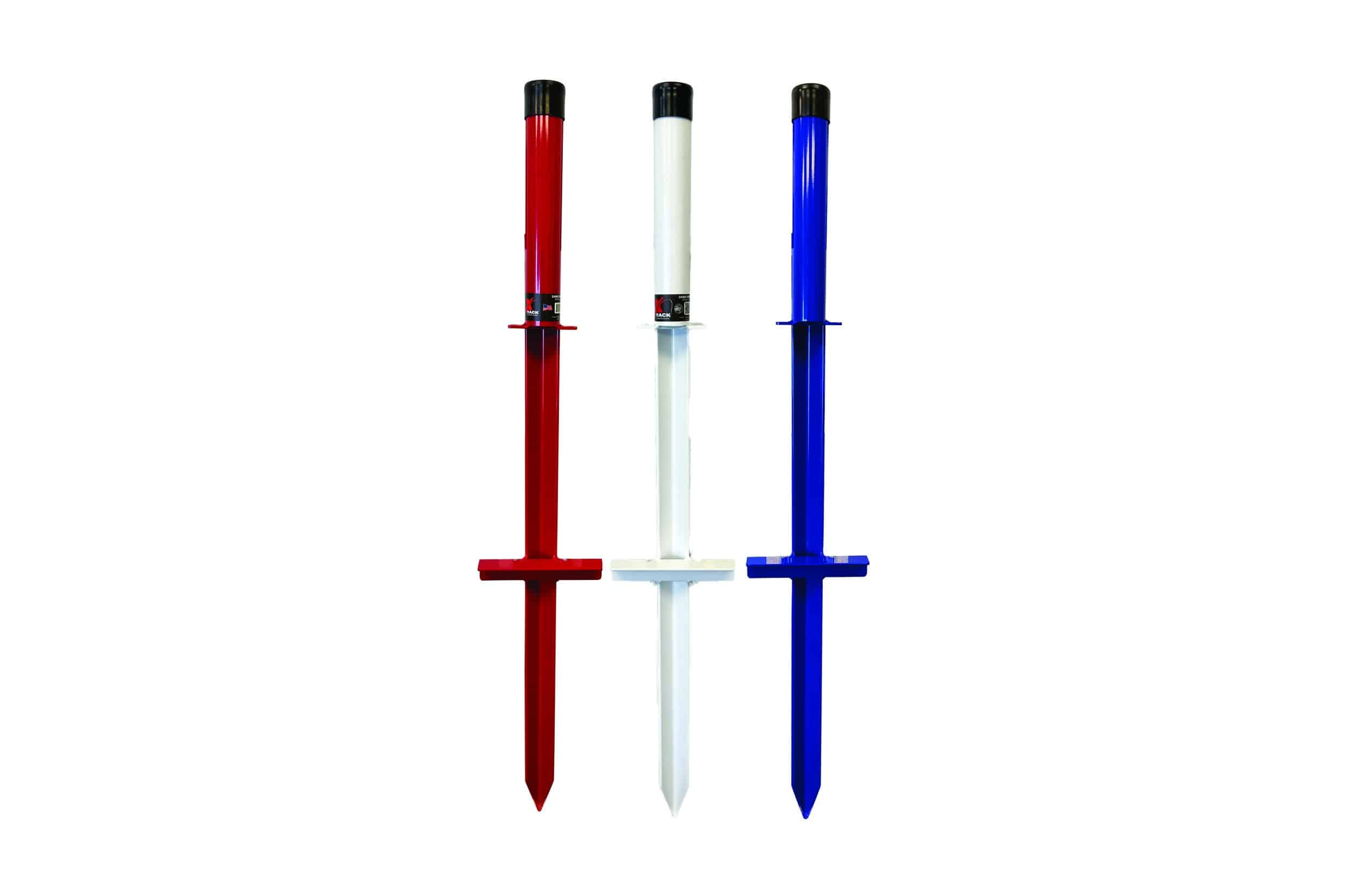 X-Rack Sand Spike Standard 47" portacanna spiaggia 3 pezzi alluminio