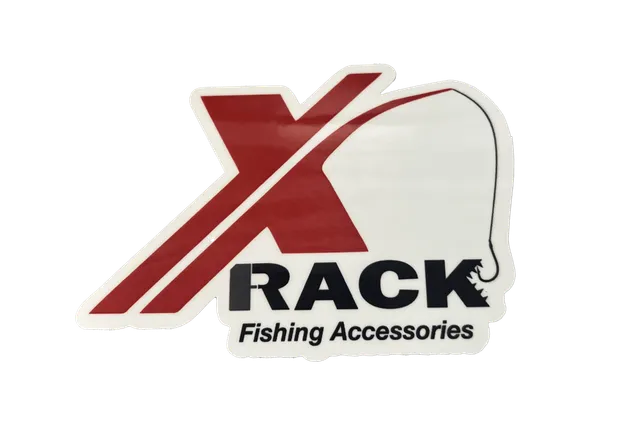 X-Rack Fishing Accessories adesivo 3x4 laminato