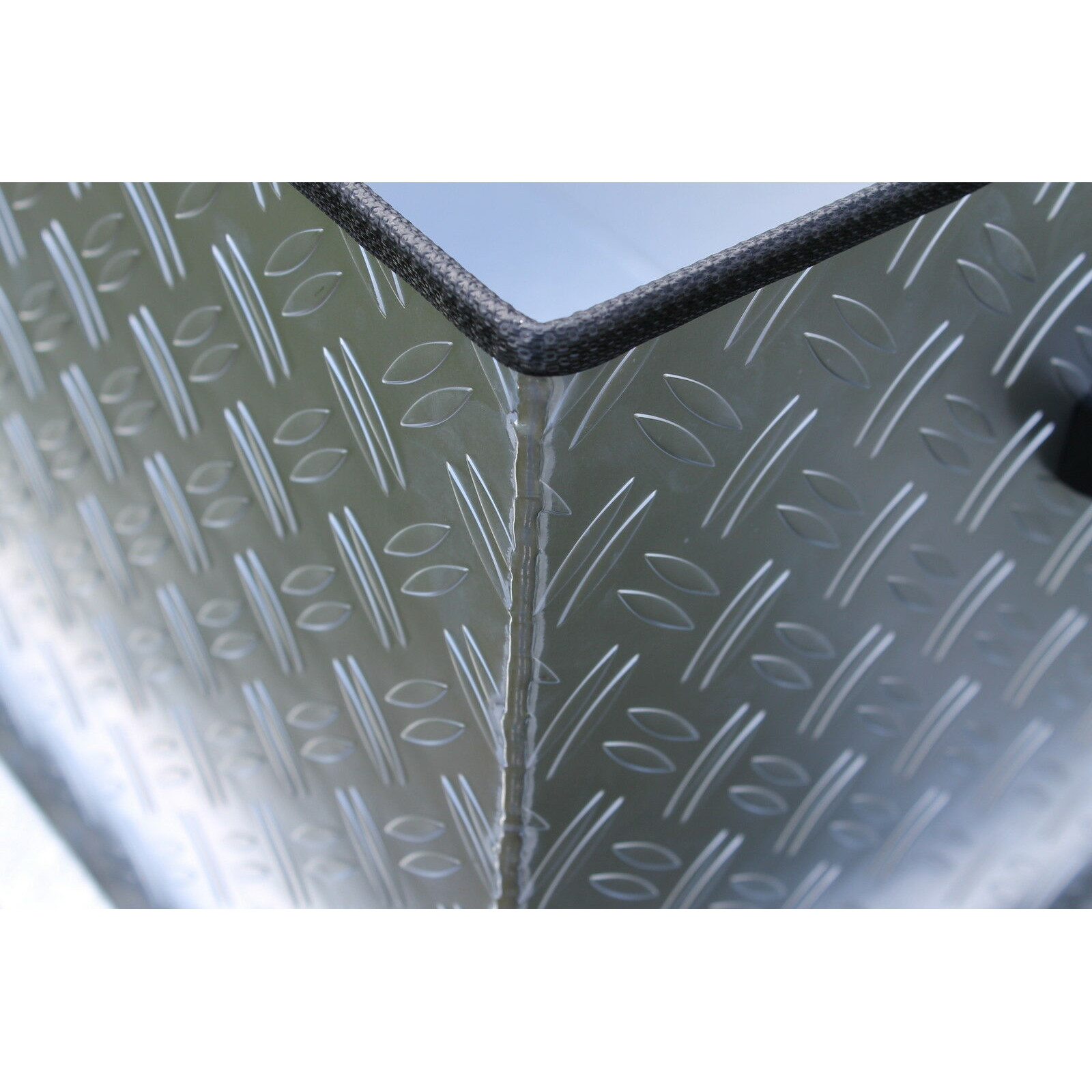 Heck-Pack 1200x500 mm box in alluminio per portapacchi con coperchio