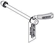 Whispbar Skewer perno 9 mm ricambio portabici