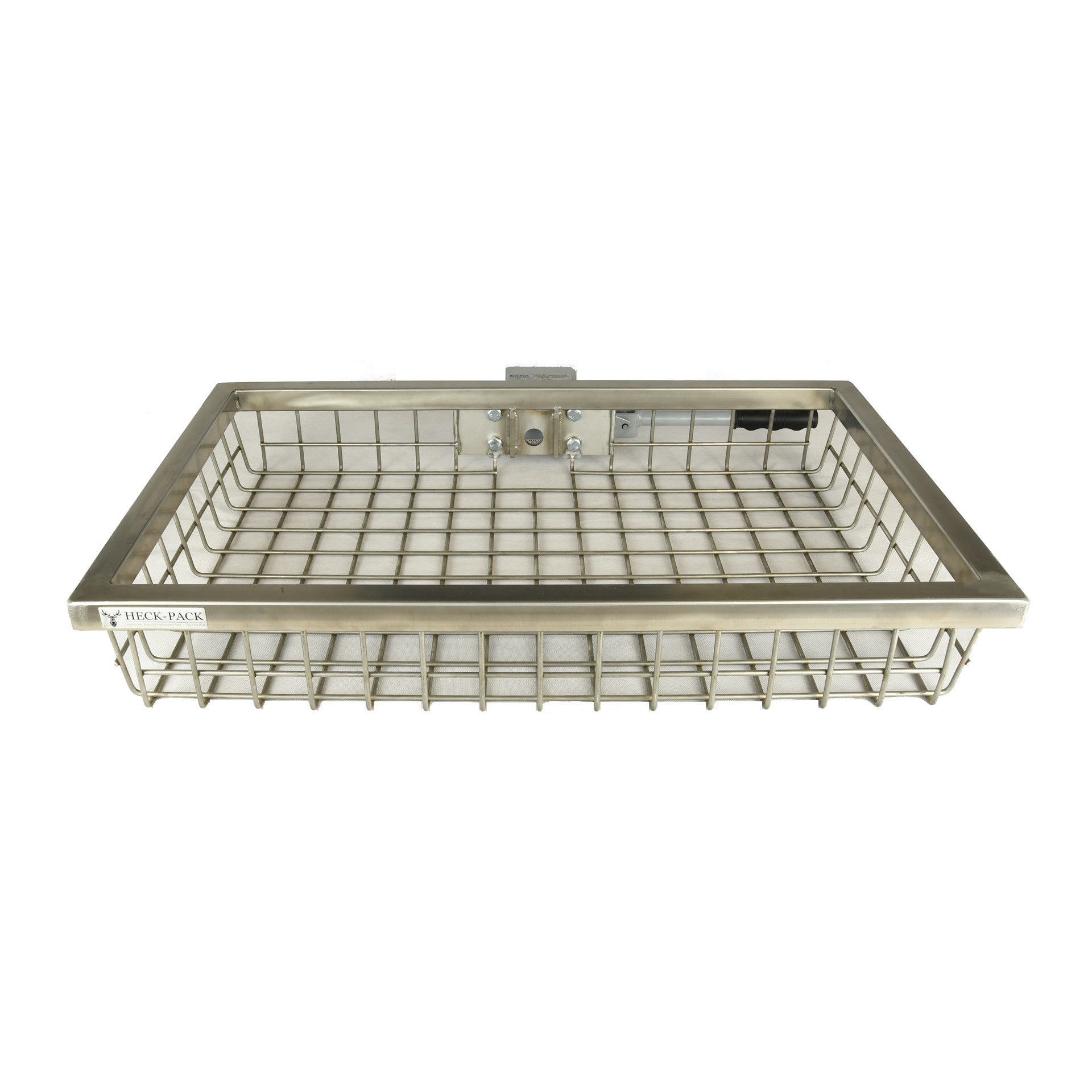 Heck-Pack Deluxe 800x500x125 mm portacarico gancio traino inox