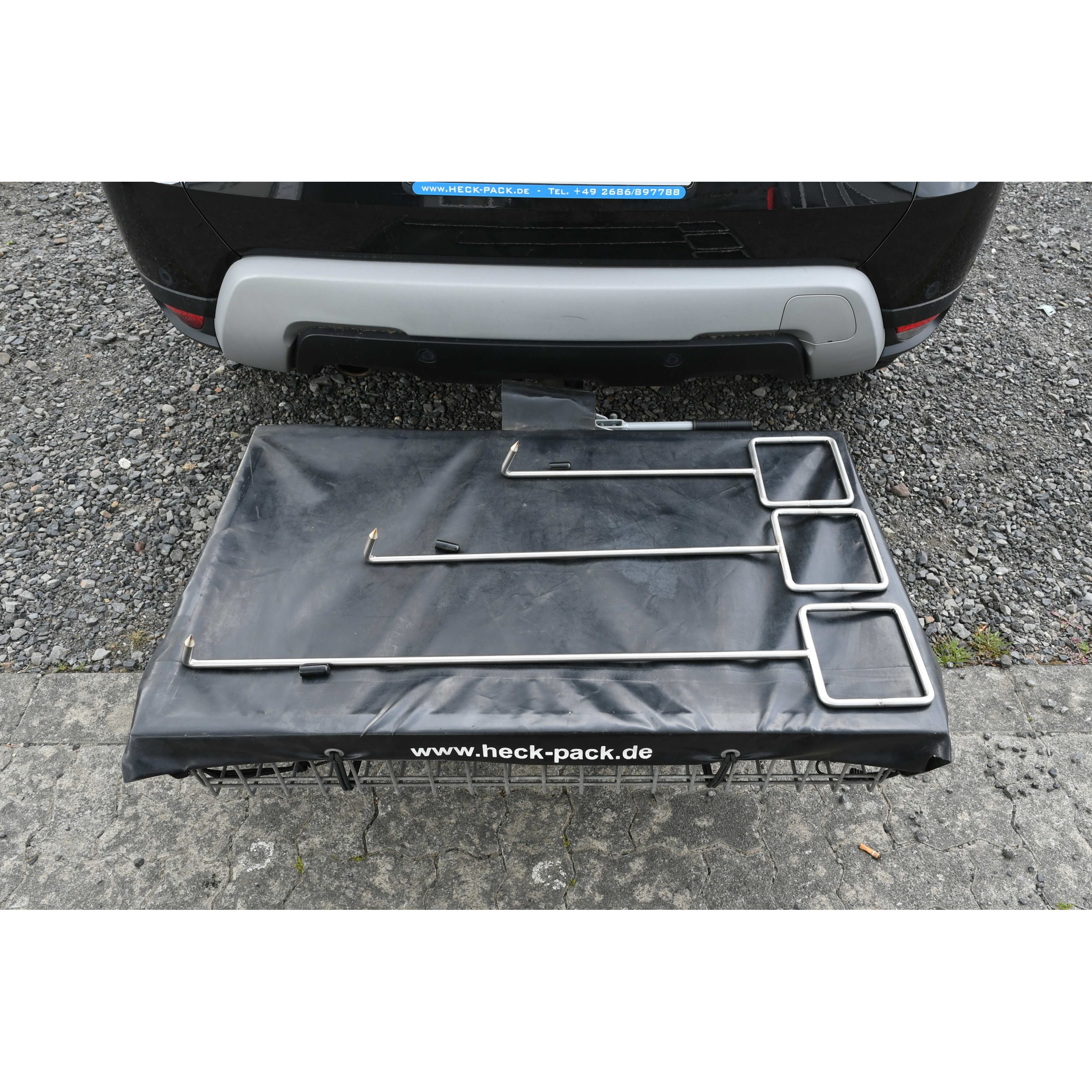 Heck-Pack Wildbergehaken gancio recupero inox 80 cm