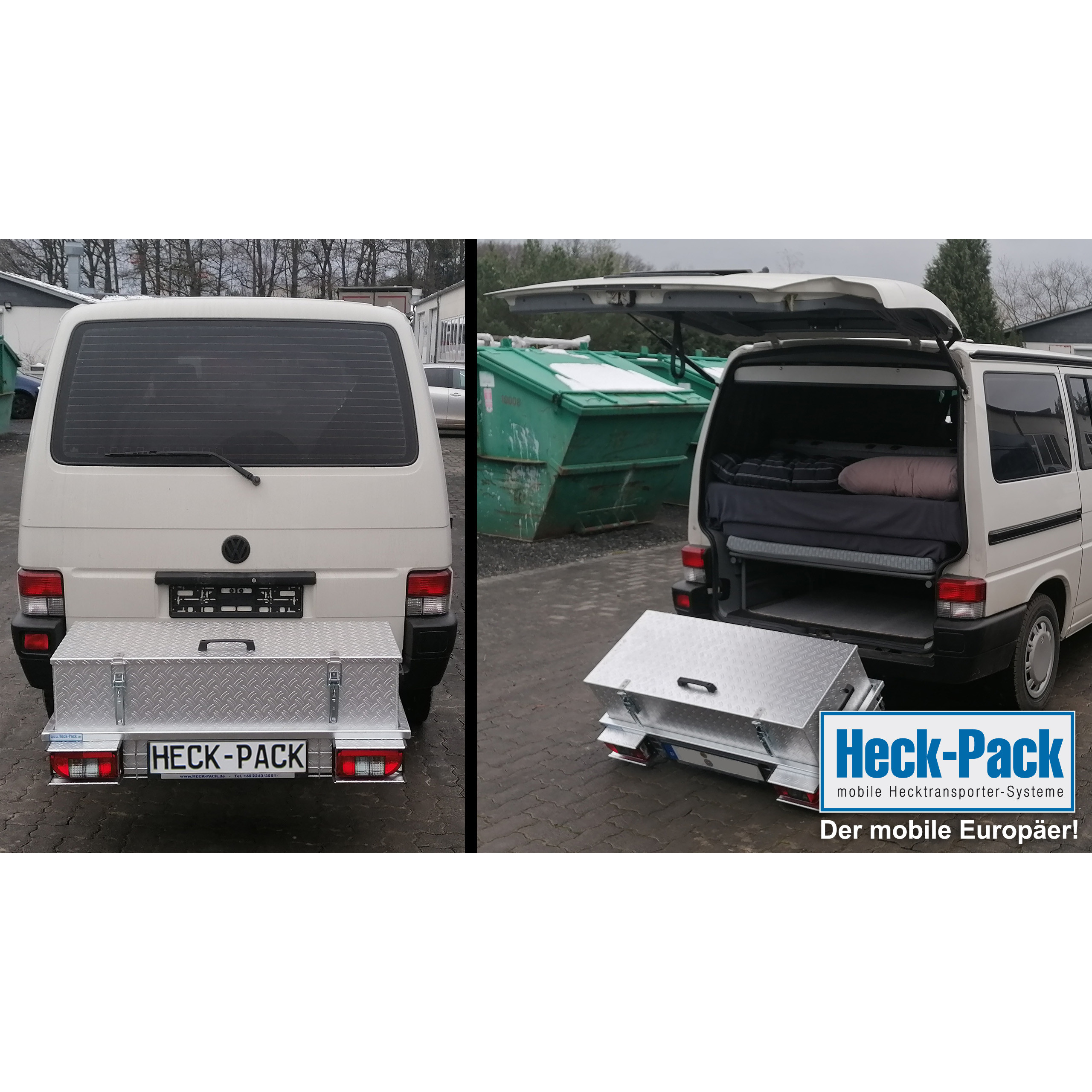 Heck-Pack dispositivo abbassamento portapacchi acciaio inox