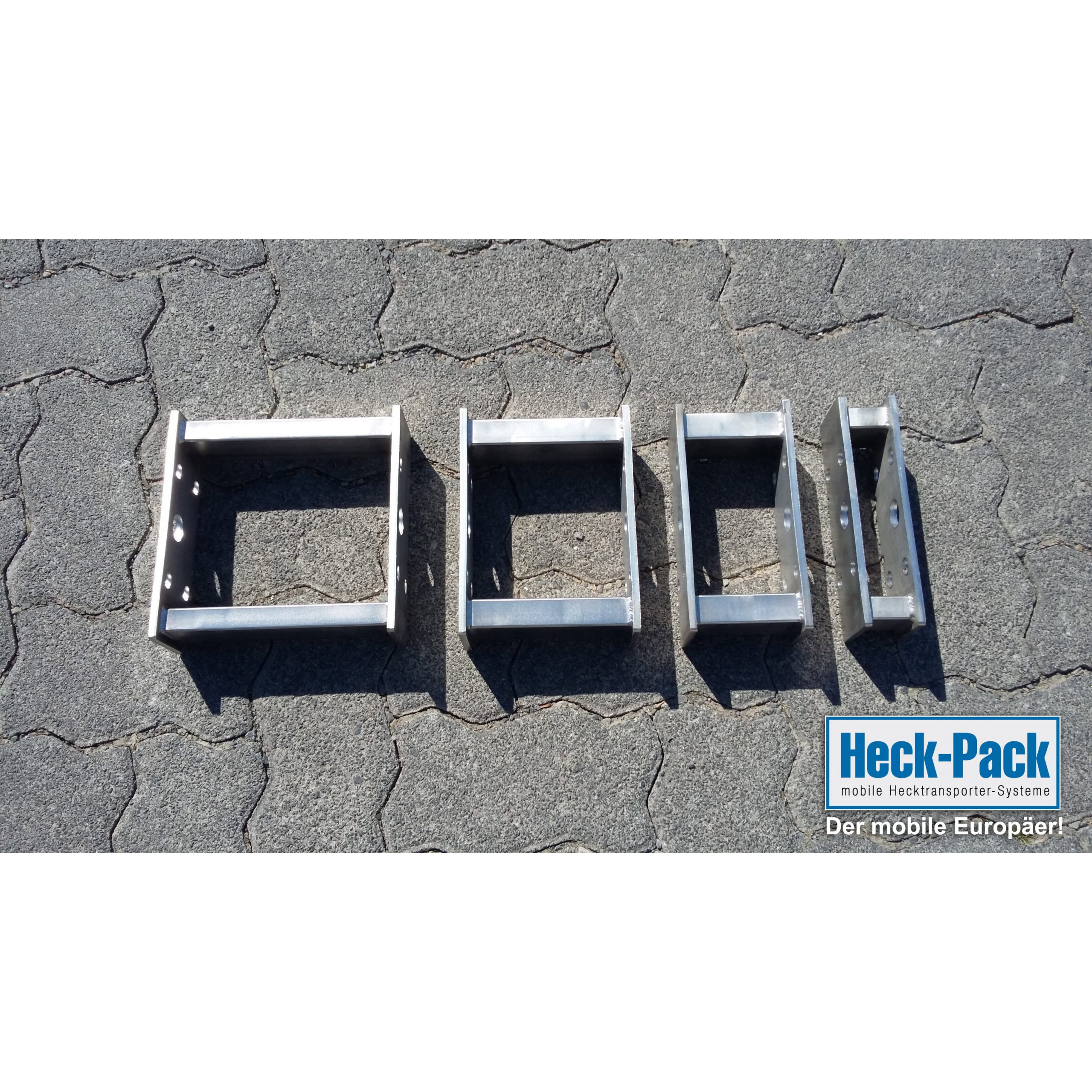 Heck-Pack Quad Prolunga portapacchi gancio inox 250 mm