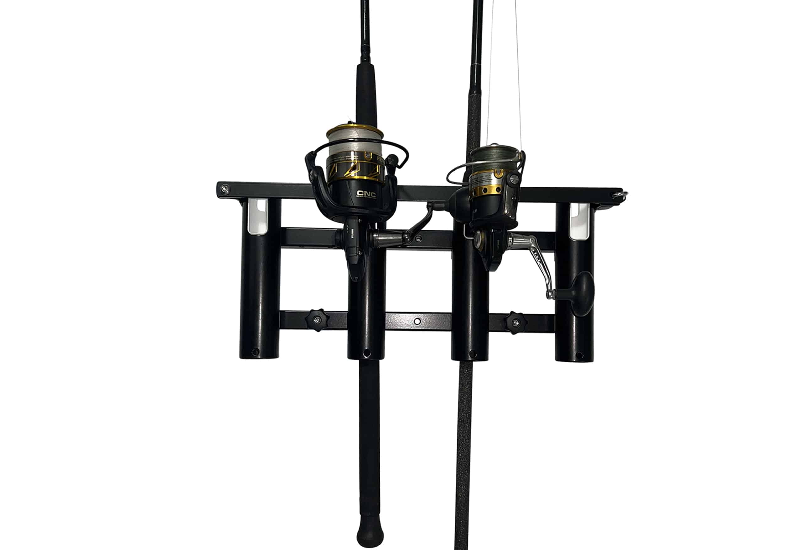 X-Rack Portacanne 4 Canne con Barra Bloccaggio