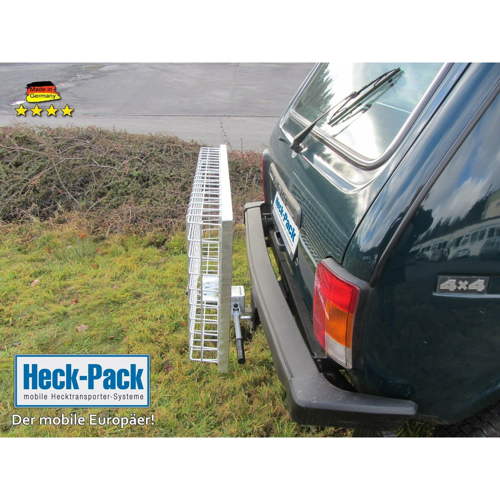 Heck-Pack Hochklapp modulo ribaltabile inox gancio traino