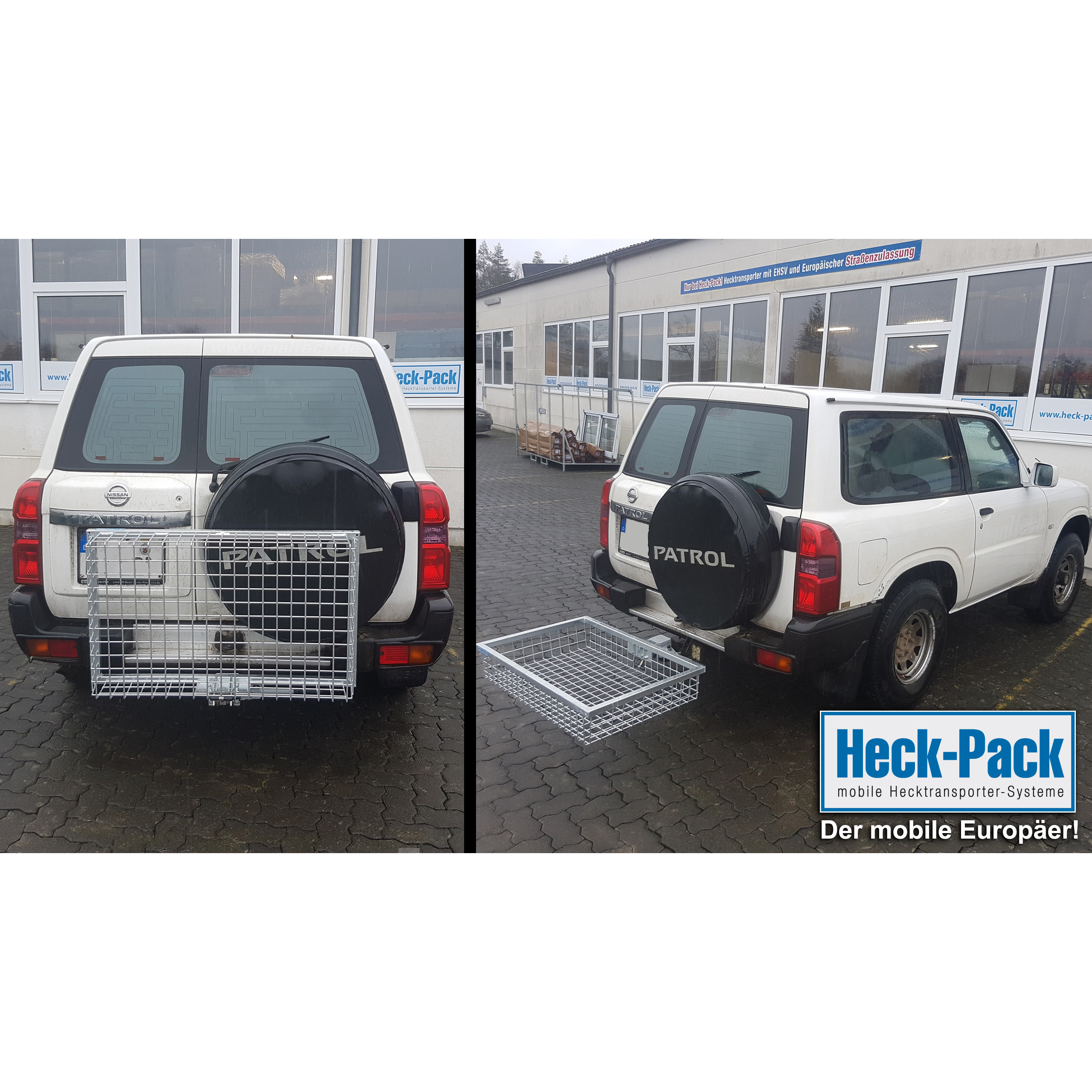 Heck-Pack Hochklapp modulo ribaltabile inox gancio traino