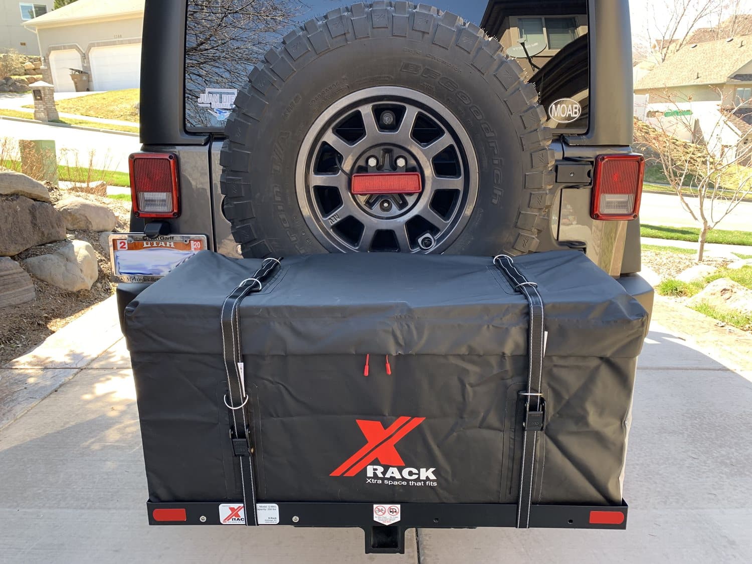 X-Rack Jeep Bronco borsa impermeabile 16x36x16 set 1 pezzo