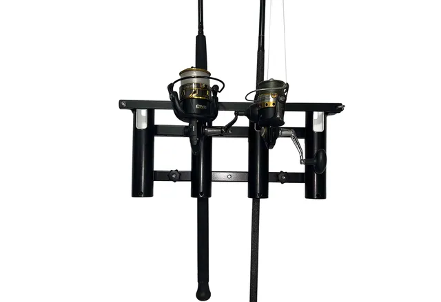 X-Rack Portacanne 4 Canne con Barra Bloccaggio