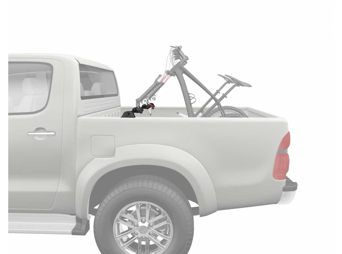 Whispbar BikerBar Mid portabici cassone senza fori