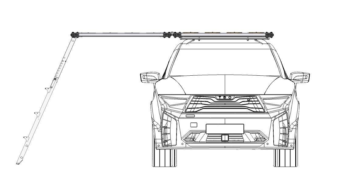 Camp Up Karma Rack Tetto Base Tenda 160x250 cm 280 kg