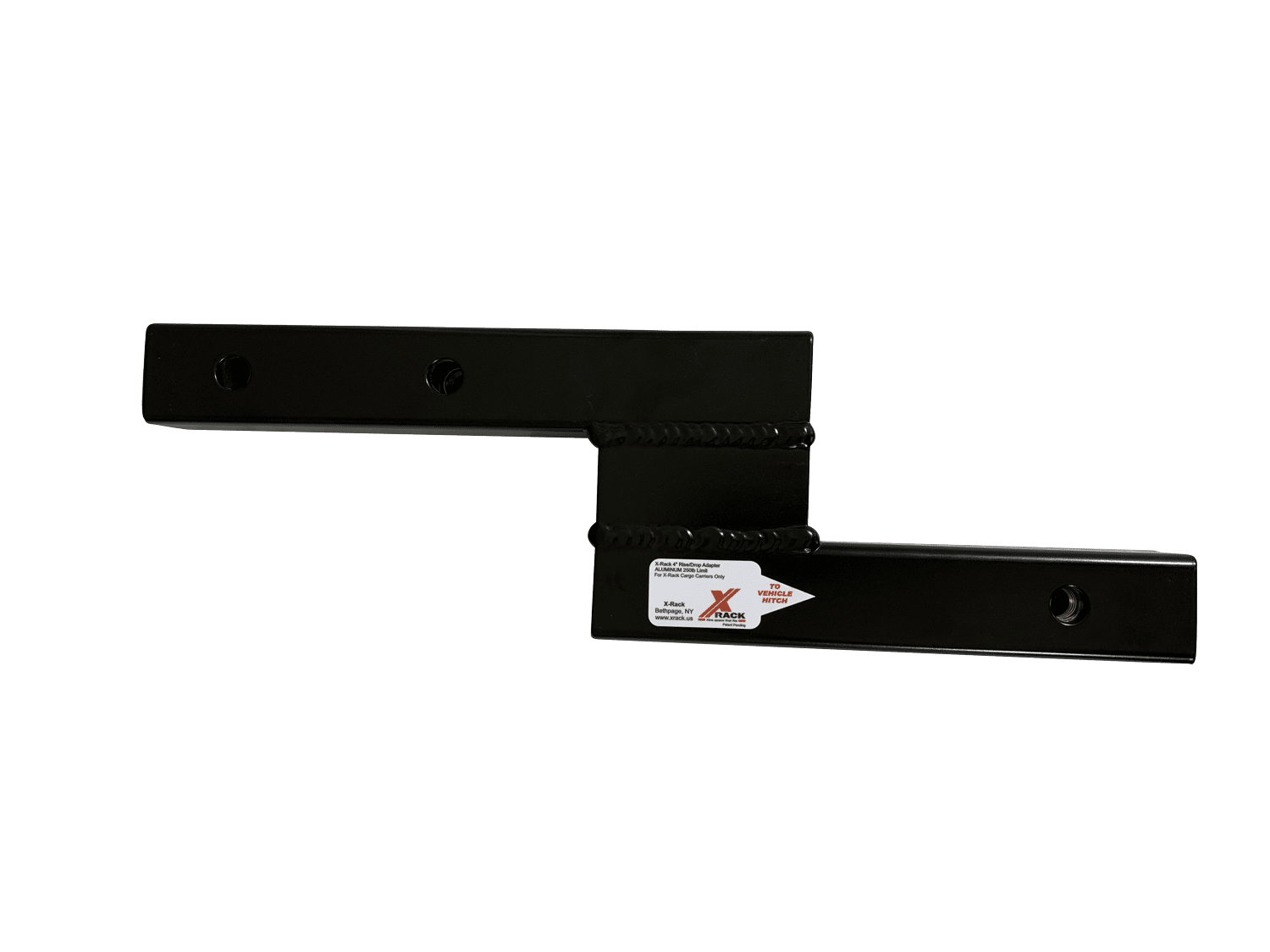 X-Rack adattatore rialzo gancio traino 4 pollici 113 kg