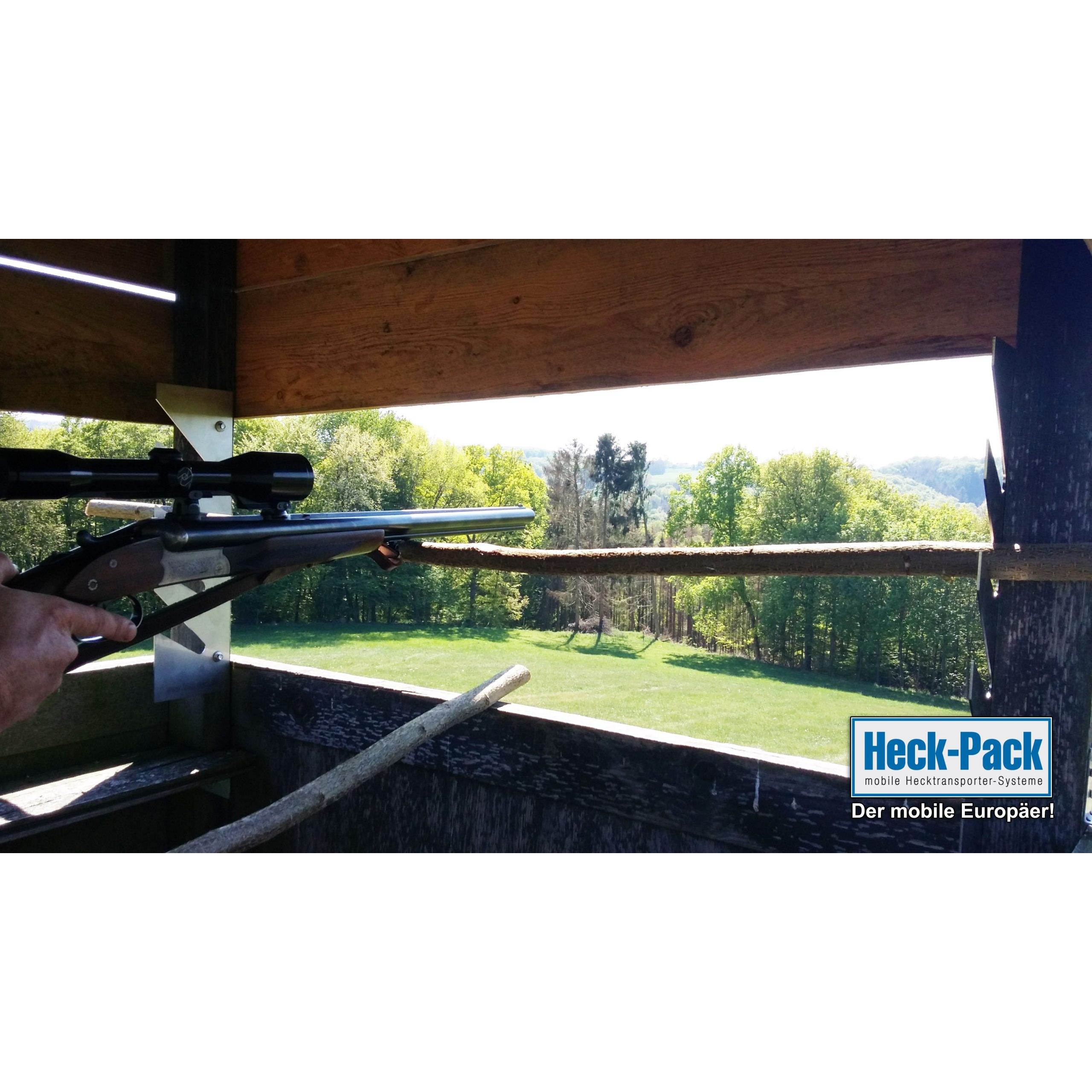 Heck-Pack Bergjagd appoggio carabina inox 42,5 cm