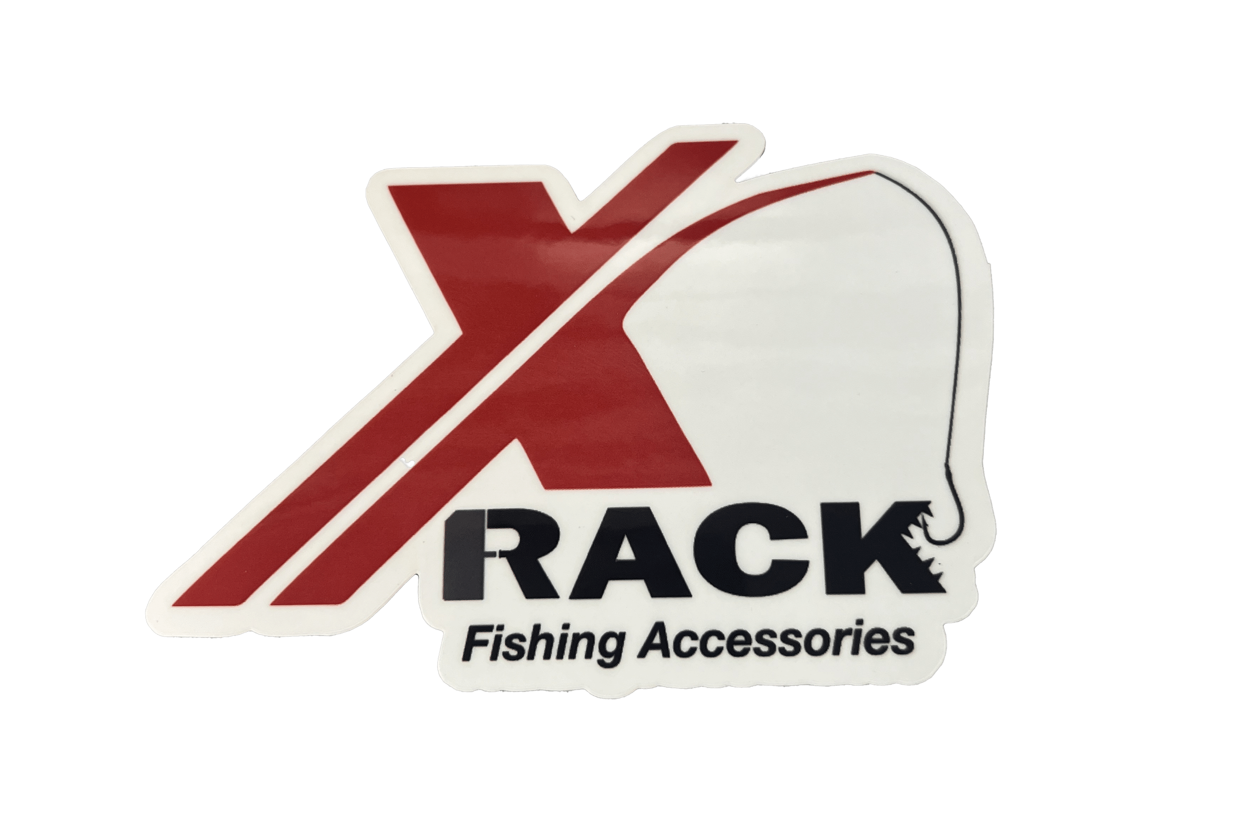 X-Rack Fishing Accessories adesivo 3x4 laminato