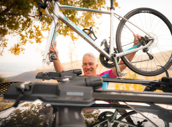 Whispbar HighSpeed portabici da tetto per forcella