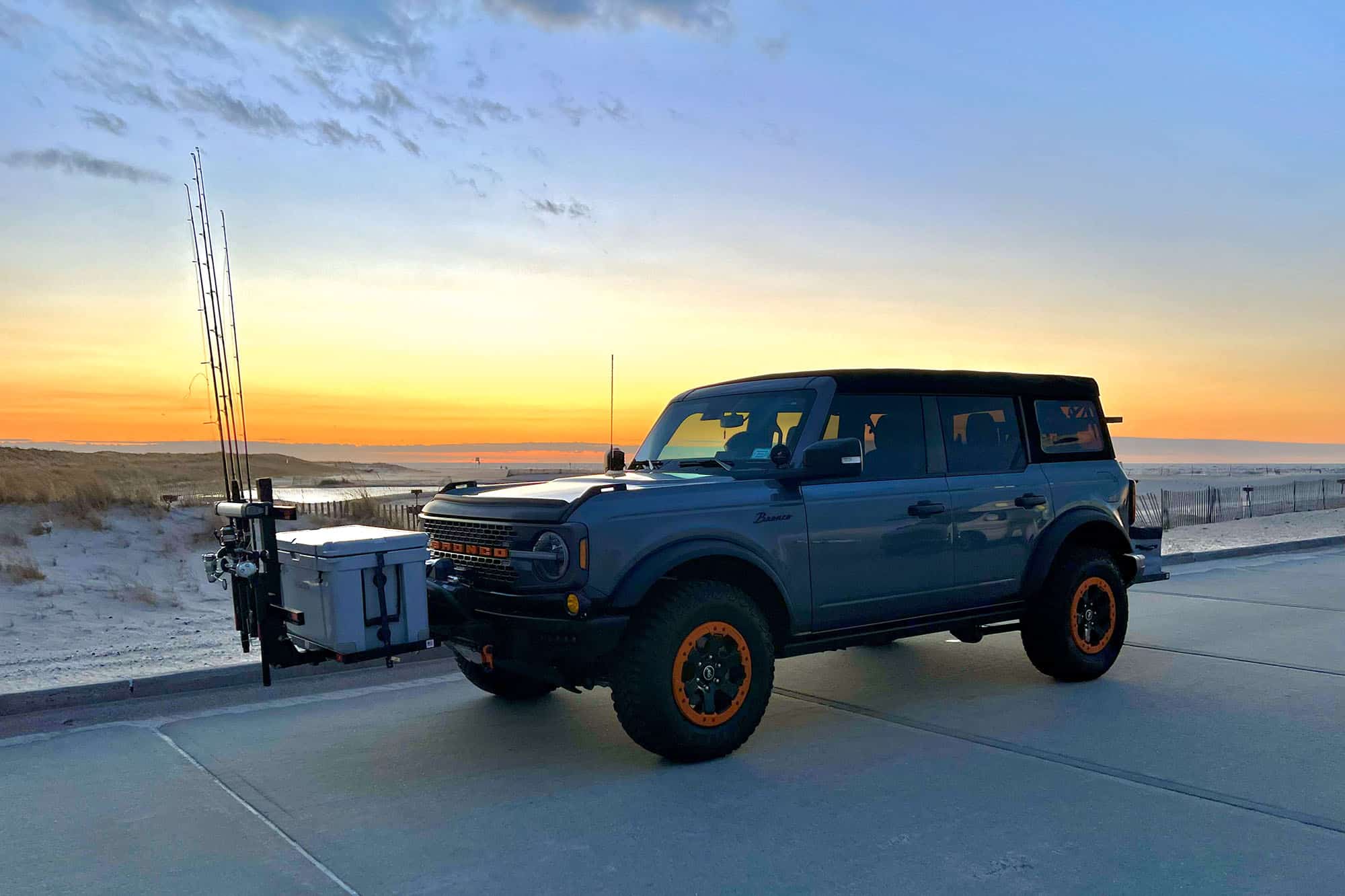 X-Rack Gancio anteriore Ford Bronco 2021+ per piastra verricello acciaio