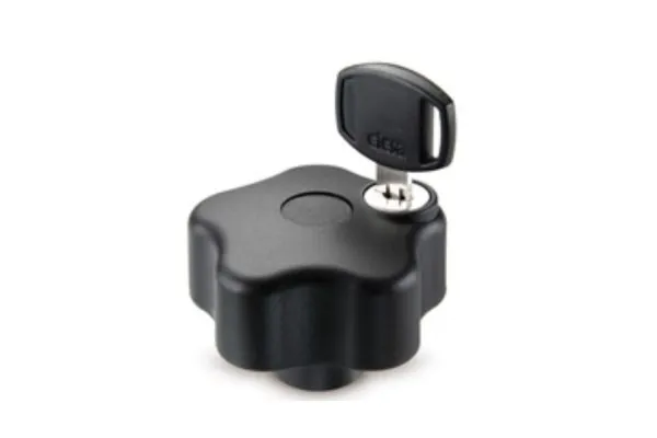 X-Rack X-Wing Locking Knob pomello con chiave antifurto