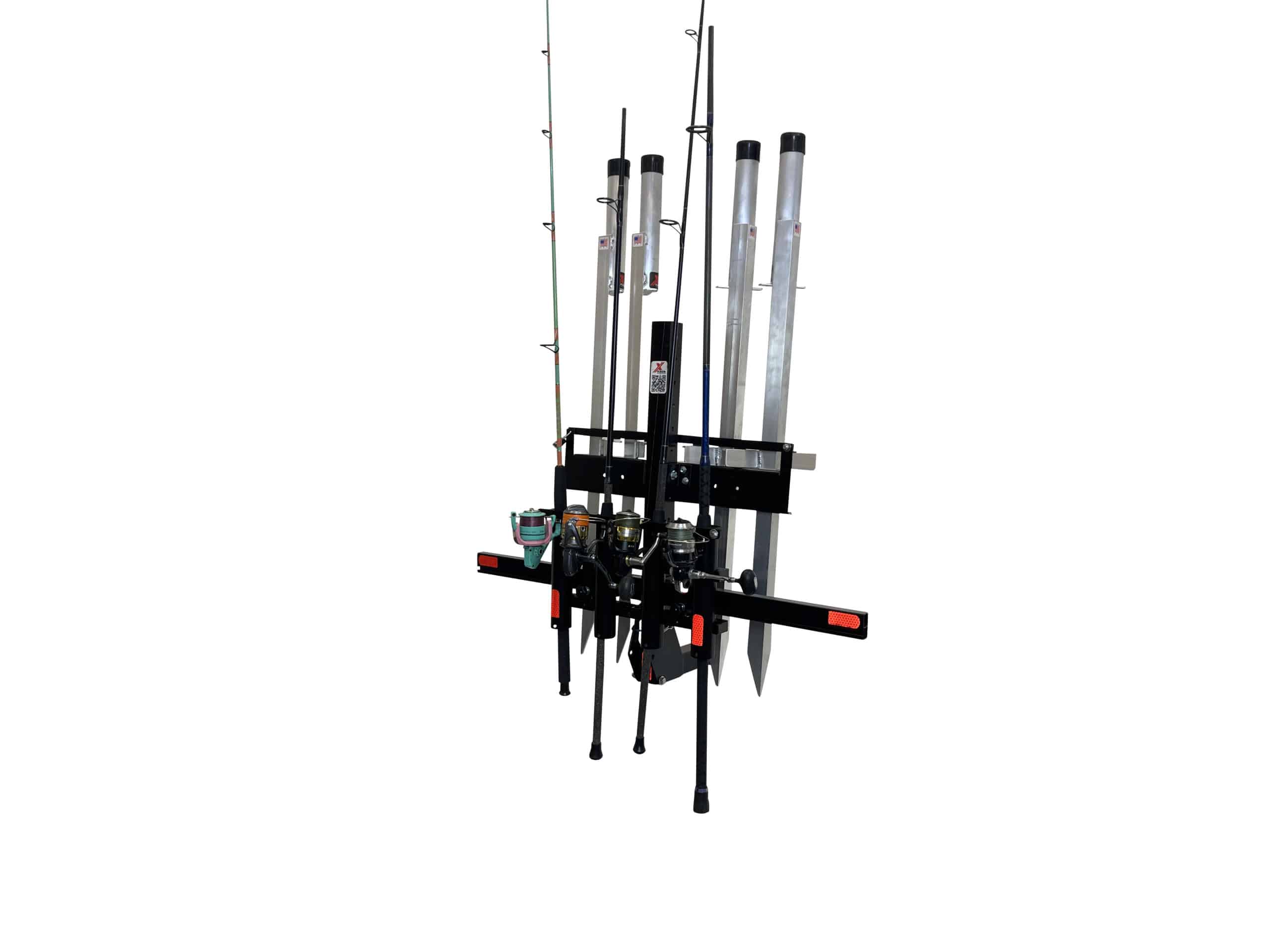 X-Rack Sand Spike Carrier Mount supporto 4 posti alluminio nero